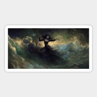 Yennefer over the sea. The Witcher Sticker